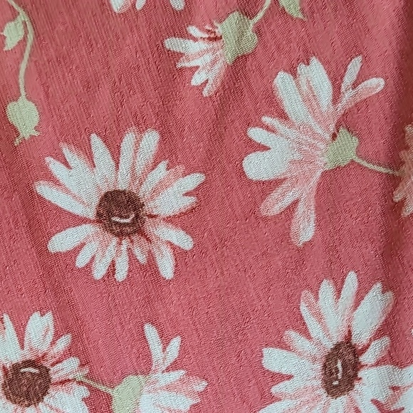 EST. 1946 Sarong Skort, Size 14/16W, Mauve Pink, White Daisy, Soft, Stretchy - Picture 3 of 7